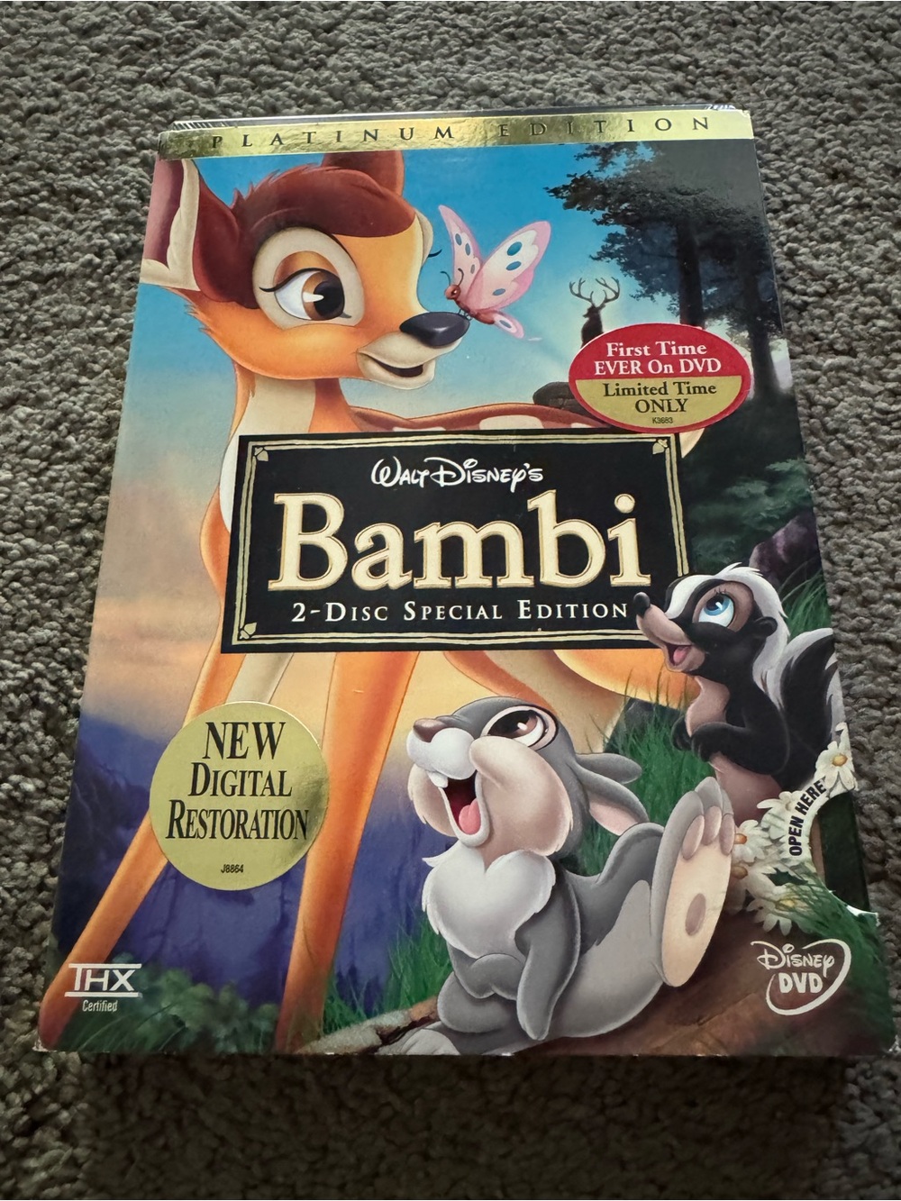DVD Cover of Bambi